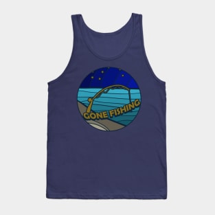 Gone fishing Tank Top